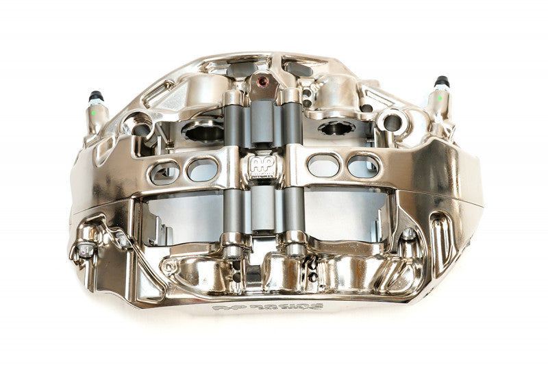 A top view of CP9668 of the AP Racing by Essex Radi-CAL ENP Competition Brake Kit (Front CP9668/372mm) - Gen.6 Camaro, Cadillac ATS-V & CTS-V (V3) with a white background