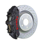 Camaro Brembo 6-piston front kit, black hard-anodized GT-S caliper, 355mm drilled 1-piece disc