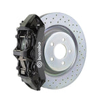 Camaro Brembo GT 6-piston front kit, black caliper, 355mm drilled 1-piece disc