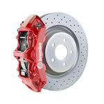 Camaro Brembo GT 6-piston front kit, red caliper, 355mm drilled 1-piece disc