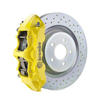 Camaro Brembo GT 6-piston front kit, yellow caliper, 355mm drilled 1-piece disc