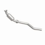 MagnaFlow 5461244 carb direct-fit catalytic converter, side view of the turntable spin