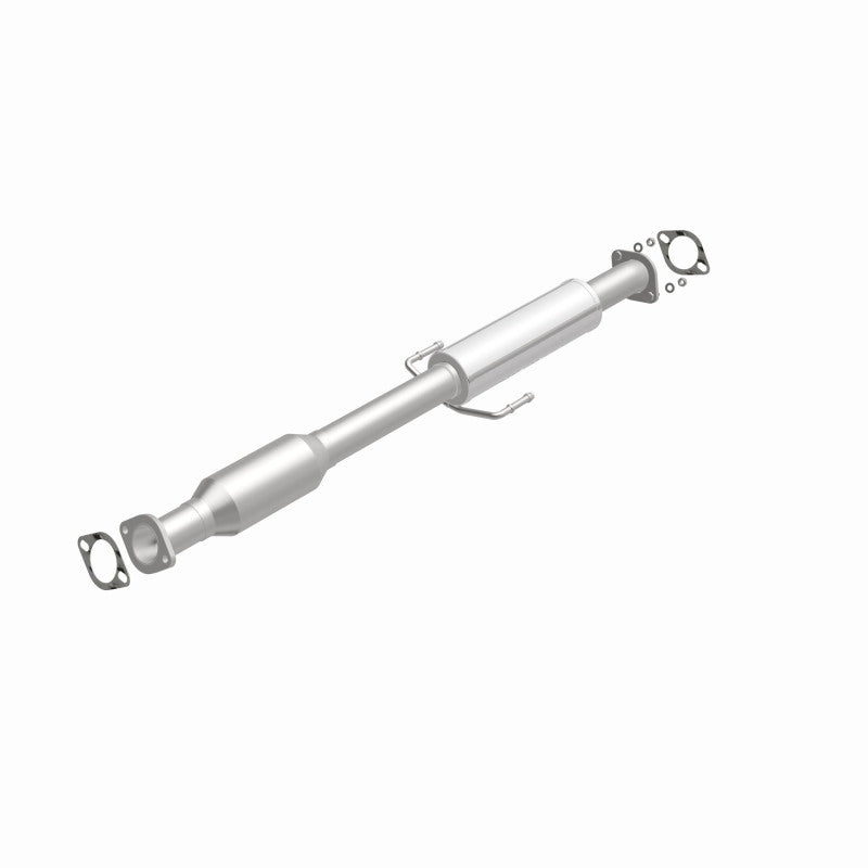 MagnaFlow 52821 oem grade direct-fit catalytic converter, front view of the turntable spin