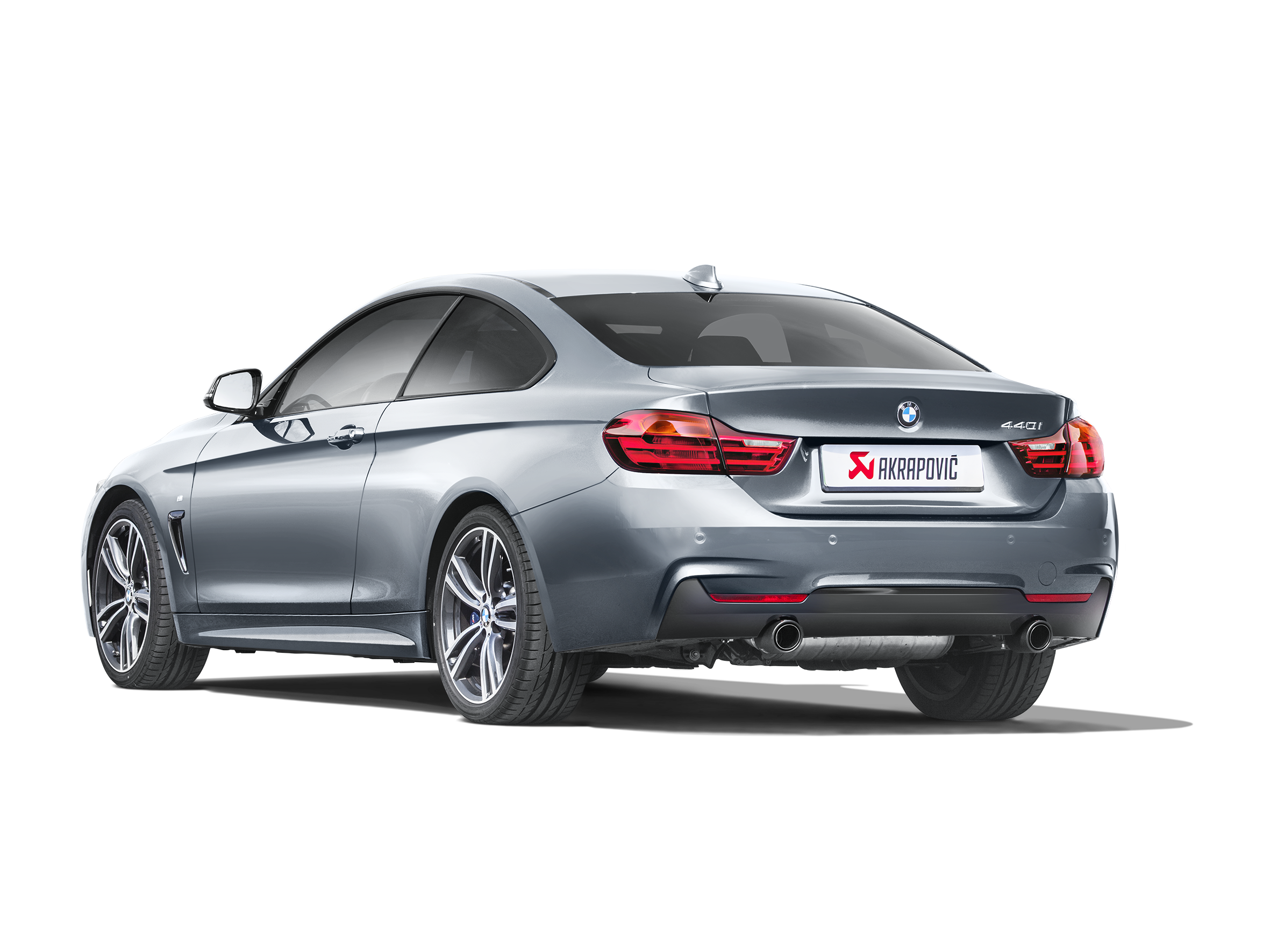Akrapovic Evolution Line (SS) 440i MTP-BM/SS/2H for BMW 340i (F30) 2016-2018, top view