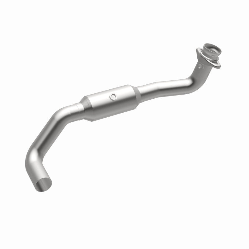 MagnaFlow 5451694 carb direct-fit catalytic converter, opposite side view of the turntable spin