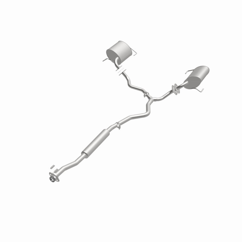 BRExhaust 106-0282 direct-fit exhaust kit, opposite front three-quarter view of the turntable spin