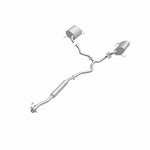 BRExhaust 106-0282 direct-fit exhaust kit, opposite front three-quarter view of the turntable spin