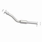 MagnaFlow 5461532 carb direct-fit catalytic converter, side view of the turntable spin