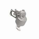 MagnaFlow 5582220 carb manifold converter, front three-quarter view of the turntable spin