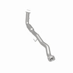 MagnaFlow 5451641 carb direct-fit catalytic converter, rear three-quarter view of the turntable spin