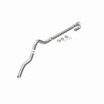 BRExhaust 106-0748 direct-fit exhaust kit, rear view of the turntable spin