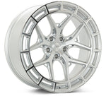 Vossen HFX-1 20x12 - 5x120.65 - ET48 - Super Deep - 70.3 - Silver Polished Wheel