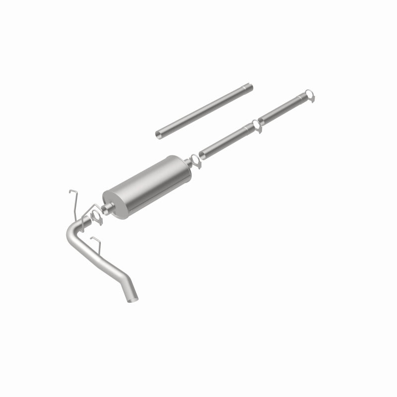 BRExhaust 106-0536 direct-fit exhaust kit, rear view of the turntable spin