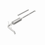BRExhaust 106-0536 direct-fit exhaust kit, rear view of the turntable spin