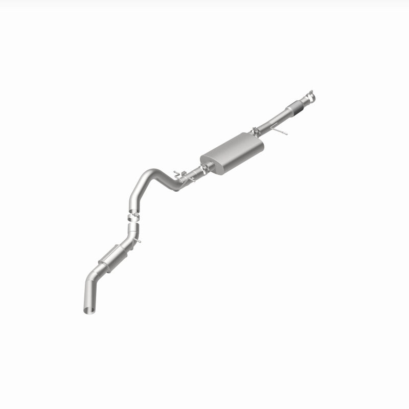 BRExhaust 106-0838 direct-fit exhaust kit, rear view of the turntable spin