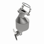 MagnaFlow 551300 carb direct-fit catalytic converter, opposite side view of the turntable spin