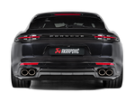 Akrapovic Porsche Panamera Turbo Evolution Line Cat Back (Titanium) (Tips Not Incl.) S-PO/TI/9H for Porsche Panamera Turbo / Sport Turismo 971 2017-2020, top view