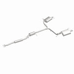 BRExhaust 106-0148 direct-fit exhaust kit, front three-quarter view of the turntable spin