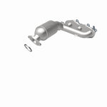 MagnaFlow 5582556 carb manifold converter, rear view of the turntable spin