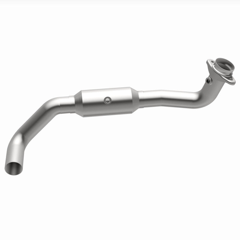 MagnaFlow 4651694 carb direct-fit catalytic converter, opposite side view of the turntable spin