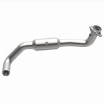 MagnaFlow 4651694 carb direct-fit catalytic converter, opposite side view of the turntable spin