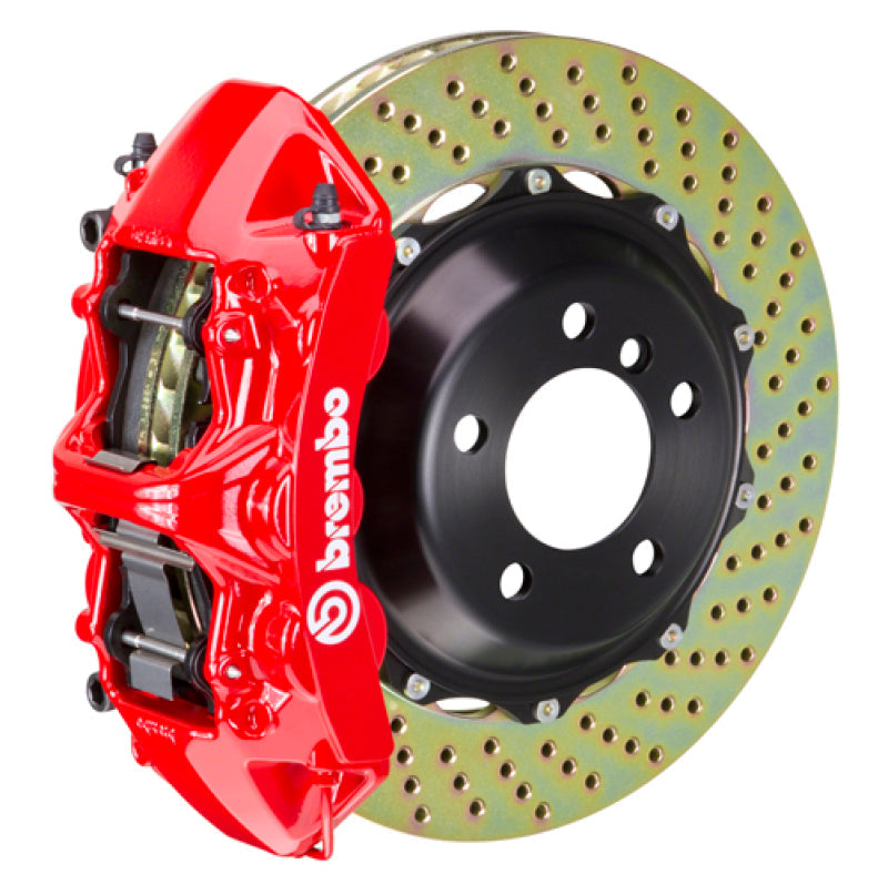 FK8 Civic Type R Brembo GT 6-piston front kit, red caliper, 380mm drilled 2-piece disc