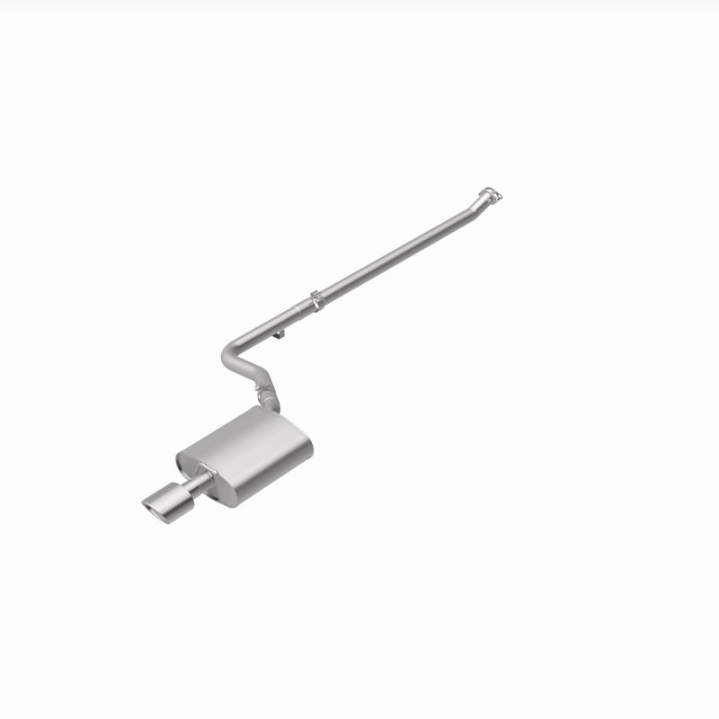 BRExhaust 106-0940 direct-fit exhaust kit, rear view of the turntable spin
