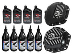 aFe Power Front/Rear Diff Cover Kit w/ Oil 17-22 Ford Diesel V8 (Dana Super 60 & Dana M275-14)