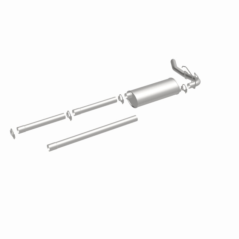 BRExhaust 106-0536 direct-fit exhaust kit, front three-quarter view of the turntable spin
