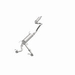 BRExhaust 106-0176 direct-fit exhaust kit, opposite front three-quarter view of the turntable spin