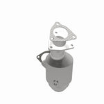 MagnaFlow 21-812 oem grade direct-fit catalytic converter, opposite side view of the turntable spin
