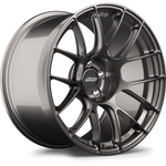 Anthracite finish alloy wheel with complex split-spoke design and center cap on clean white background - APEX Wheels wheel for 19x10.5 ET25 5x120