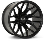 Vossen VFX-03 24x14 - 8x170 - ET75 - Mega Deep - 125.1 - Satin Black Wheel