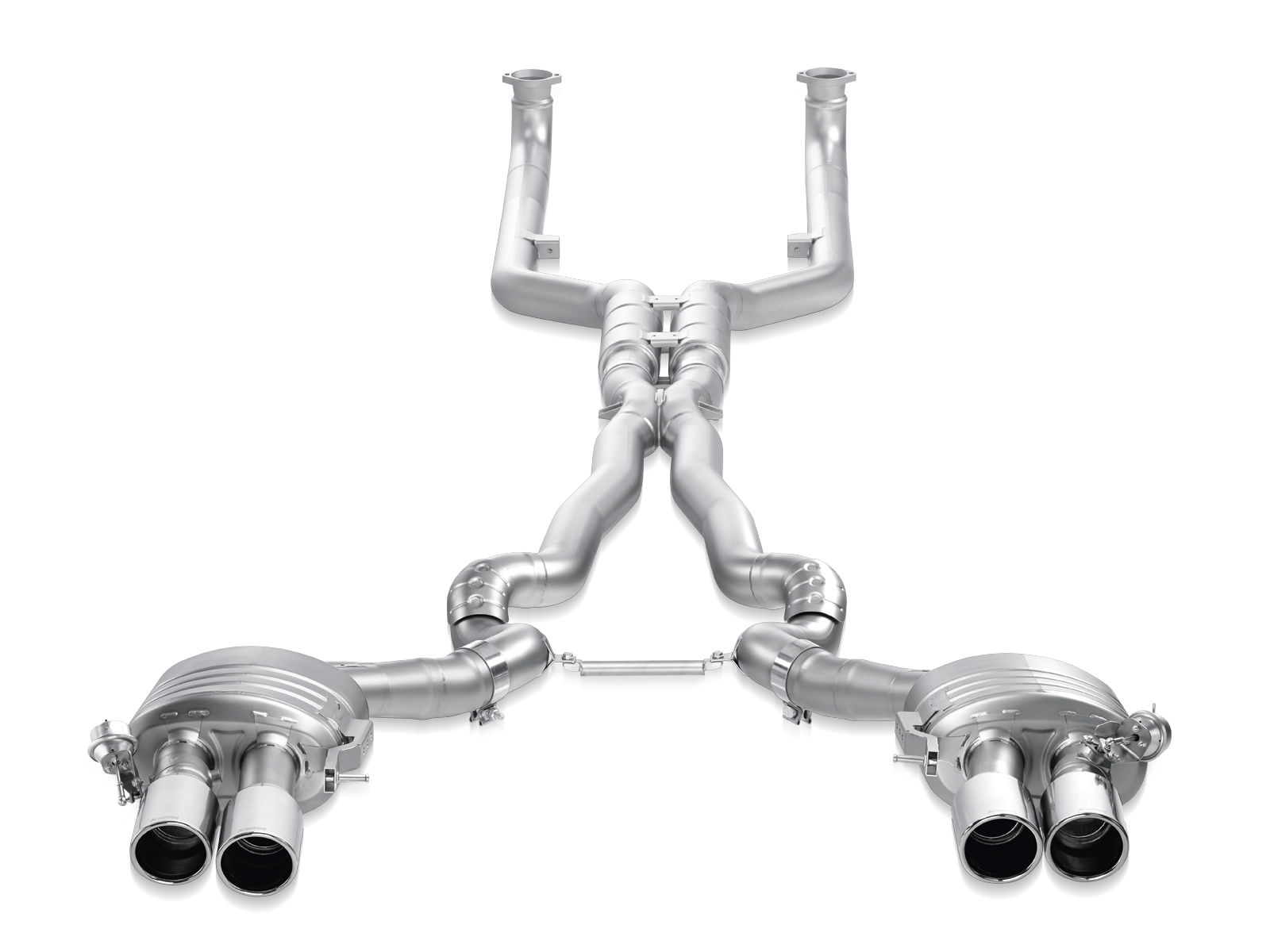Akrapovic Evolution Line (Titanium) ME-BM/T/5 for BMW M6 (F12/F13) 2012-2018, rear view