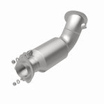 MagnaFlow 52931 oem grade direct-fit catalytic converter, rear view of the turntable spin