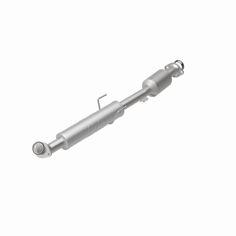 MagnaFlow 52547 oem grade direct-fit catalytic converter, rear view of the turntable spin