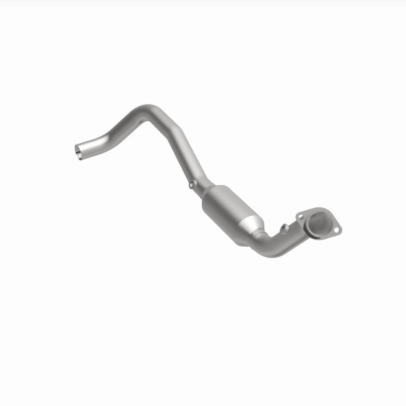MagnaFlow 4651596 carb direct-fit catalytic converter, front three-quarter view of the turntable spin