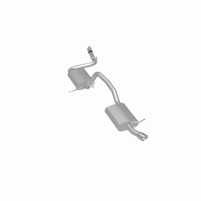 BRExhaust 106-0820 direct-fit exhaust kit, rear three-quarter view of the turntable spin