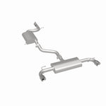 BRExhaust 106-0928 direct-fit exhaust kit, rear three-quarter view of the turntable spin
