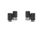 Akrapovic Tail pipe set (Carbon) TP-CT/48 for Porsche Panamera (971) 2017-2023, angled view