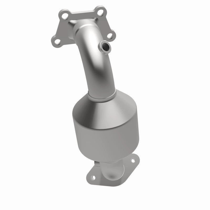 MagnaFlow 551401 carb direct-fit catalytic converter, opposite side view of the turntable spin