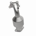 MagnaFlow 551401 carb direct-fit catalytic converter, opposite side view of the turntable spin