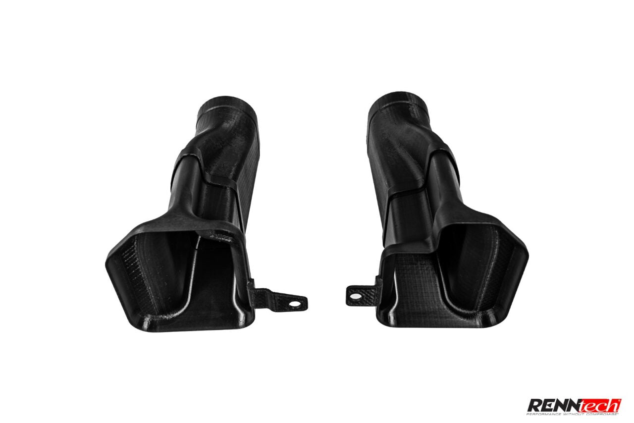 C140 V12 airbox inlets from above - V12 Airbox Inlets for the 1993-1999 S 600 Coupe / CL 600