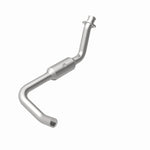 MagnaFlow 5451651 carb direct-fit catalytic converter, rear view of the turntable spin