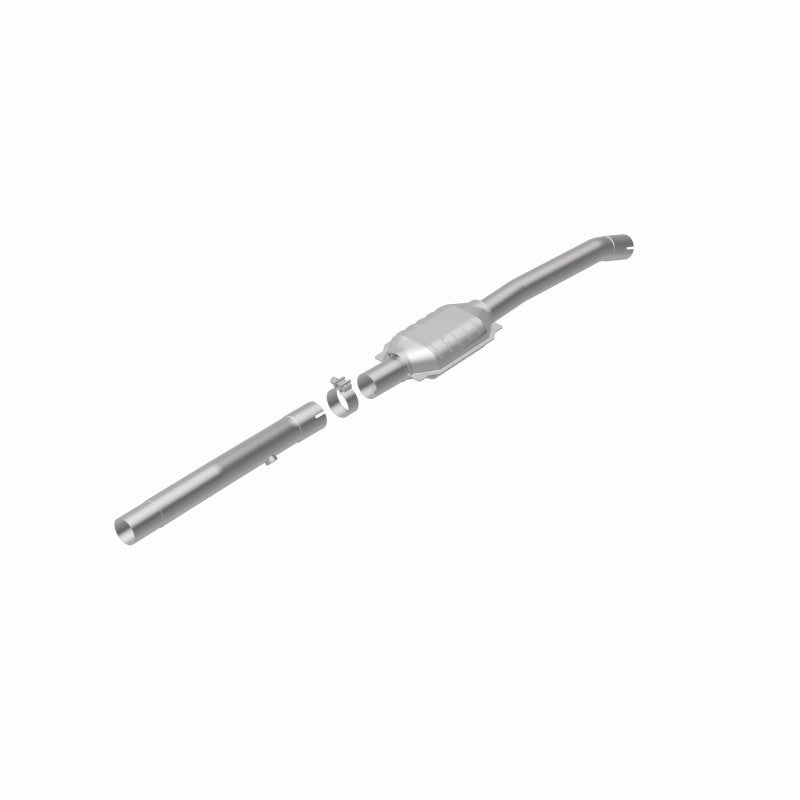 MagnaFlow 4451603 carb direct-fit catalytic converter, rear view of the turntable spin