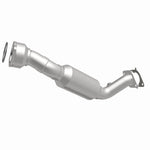 MagnaFlow 52463 oem grade direct-fit catalytic converter, front three-quarter view of the turntable spin