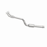 MagnaFlow 4481662 carb direct-fit catalytic converter, side view of the turntable spin