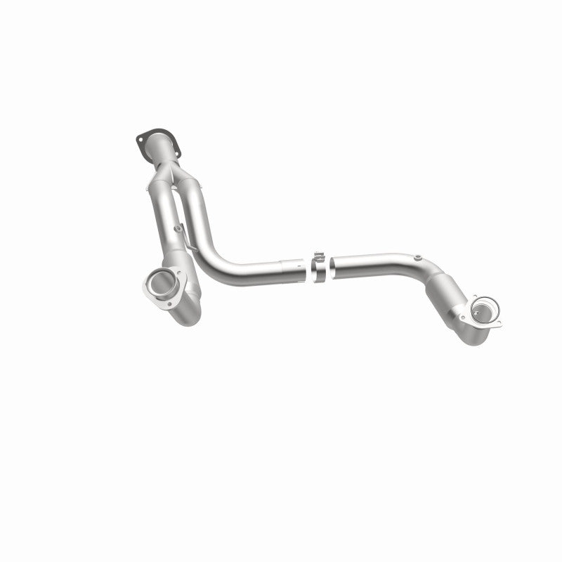 MagnaFlow 4551644 carb direct-fit catalytic converter, opposite side view of the turntable spin