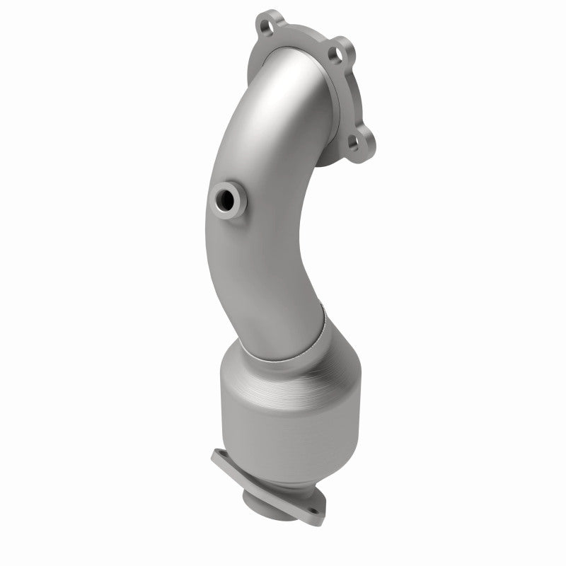 MagnaFlow 5461201 carb direct-fit catalytic converter, rear view of the turntable spin