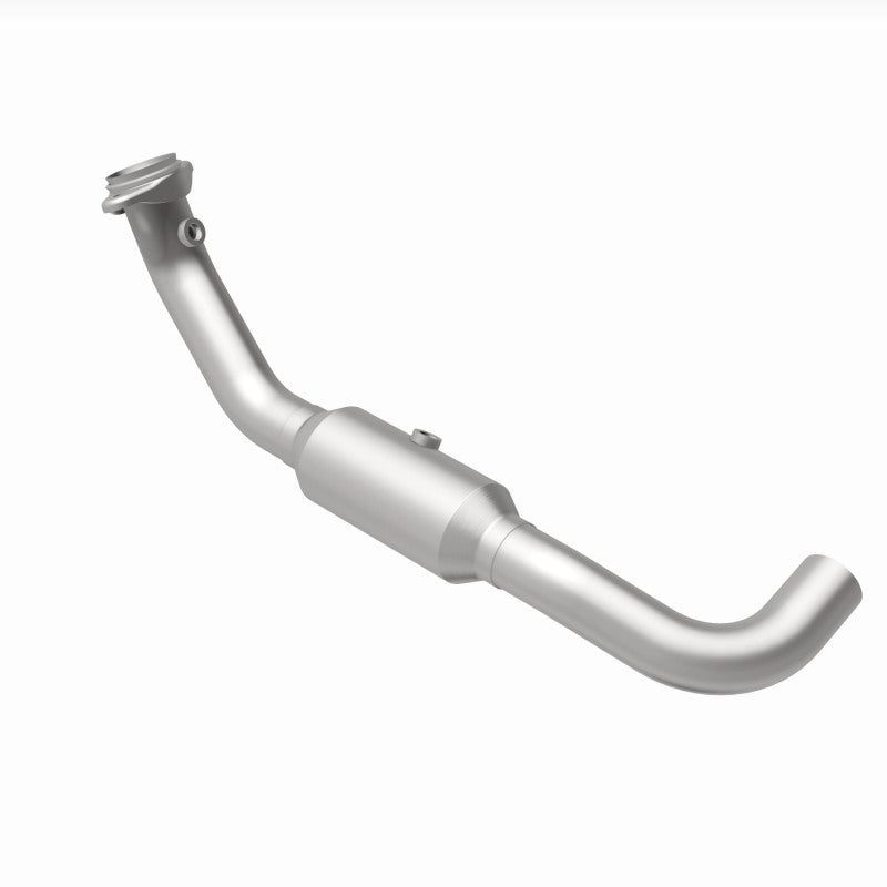 MagnaFlow 4651409 carb direct-fit catalytic converter, rear view of the turntable spin
